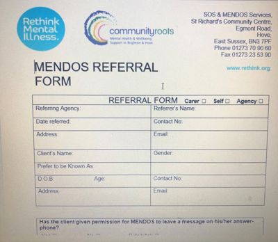 MENDOS Referral Form