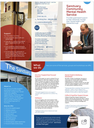 SANCTUARY CMHS LEAFLET