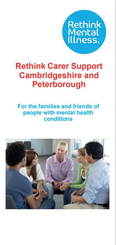 Rethink Carer Support Cambridgeshire & Peterborough Leafet