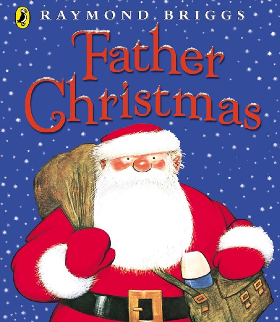 Father Christmas Book Jacket Published By Puffin